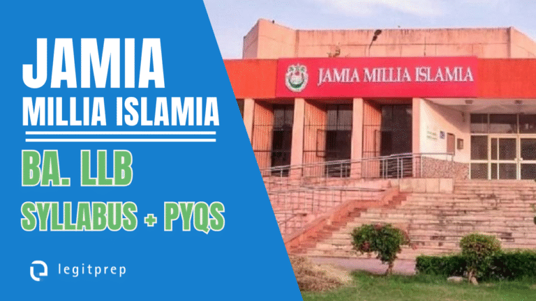 JAMIA MILLIA ISLAMIA BA LLB PYQs